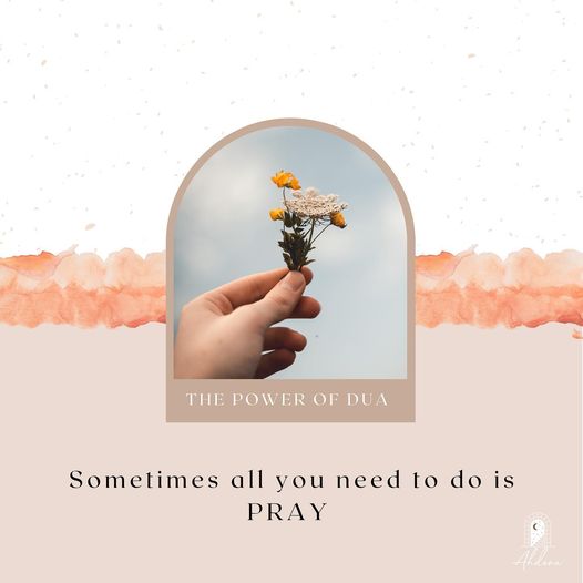 Sometimes All You Need To Do Is Pray